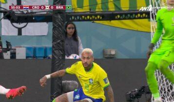 Κροατία-Βραζιλία: Ο Νεϊμάρ «άγγιξε» το γκολ, σπουδαία απόκρουση από Λιβάκοβιτς (VIDEO)