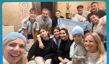 Ρόα, Μπονίνι, Αλβαρέζ και Ζαρίφ πανηγυρίσουν με οικογένειες τους την πρόκριση Αργεντινής (ΦΩΤΟ)