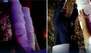 Απίθανο σκηνικό σε μπουζούκια στην Πάτρα: Έφτιαξαν πύργους 2 μέτρων με πιάτα για να τα σπάσουν σε ένα τραγούδι (VIDEO)