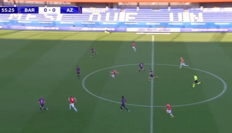 UEFA Youth League: Τρομερό γκολ από το κέντρο στο Μπαρτσελόνα-Άλκμααρ (VIDEO)