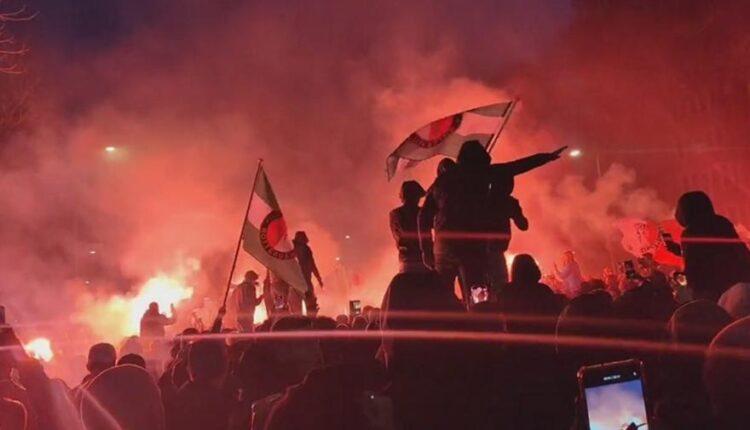«Κάηκε» το Ρότερνταμ από τους οπαδούς της Φέγενοορντ μετά τη νίκη επί του Άγιαξ (VIDEO)