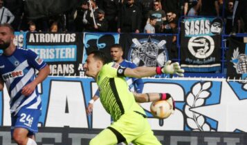 Super League: Ισόπαλοι (1-1) στο Περιστέρι Ατρόμητος και ΠΑΣ με εξαιρετικό Τσιντώτα