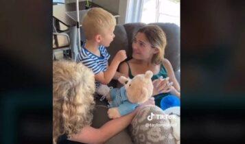 Σπαραχτικό VIDEO – Το δώρο σε 4χρονο που η μητέρα του πεθαίνει από καρκίνο