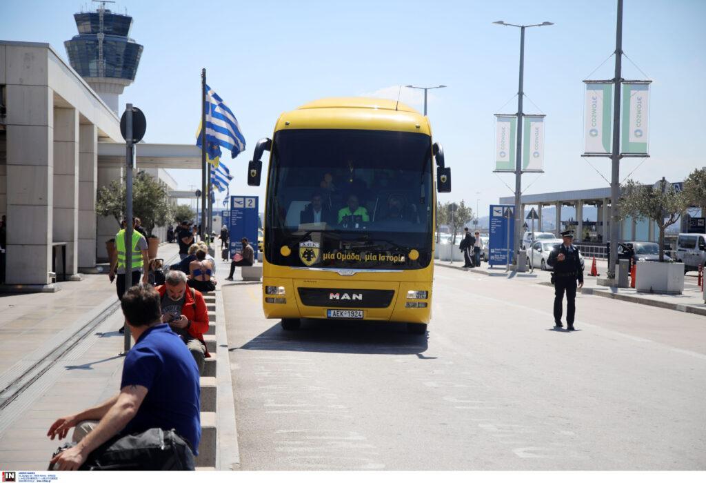 Η ΑΕΚ αναχωρεί... επιτέλους για τη Θεσσαλονίκη (ΦΩΤΟ)