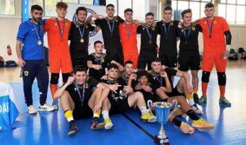 ΑΕΚ: Κατέκτησε το Κύπελλο η Κ-18 Futsal