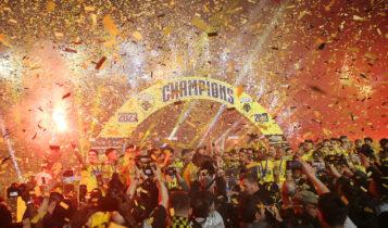 Το πρωτάθλημα τρελαίνει τους ΑΕΚτζήδες - Φιέστα στη μακέτα της «Αγιά Σοφιάς - OPAP Arena» (VIDEO)
