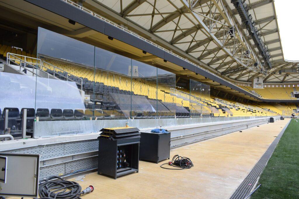 ΑΕΚ: Δείτε τα νέα γυάλινα στηθαία στην «Αγιά Σοφιά-OPAP Arena» (ΦΩΤΟ)