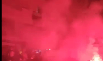 Το έκαψαν στην Λάρνακα για το νταμπλ της ΑΕΚάρας (VIDEO)