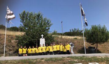 ΑΕΚ: Οι Κορασίδες χάντμπολ τίμησαν το μνημείο των αδικοχαμένων φίλων του ΠΑΟΚ στα Τέμπη (ΦΩΤΟ)