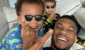 Γιάννης Αντετοκούνμπο: Αγκαλιά με τα παιδιά του στο Instagram