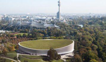 Μπάγερν Μονάχου: «Καμουφλάρει» με πράσινο το νέο της γήπεδο μπάσκετ (ΦΩΤΟ)