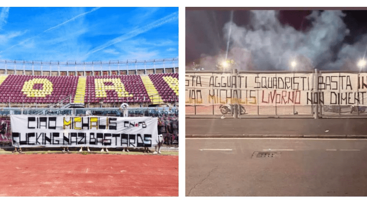 Οι οπαδοί της Λιβόρνο αποχαιρετούν με σεβασμό τον δολοφονημένο Μιχάλη της ΑΕΚ (ΦΩΤΟ)