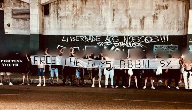 Πανό από τους οπαδούς της Σπόρτινγκ Λισαβώνας: «Ελευθερώστε τους BBB» (ΦΩΤΟ)