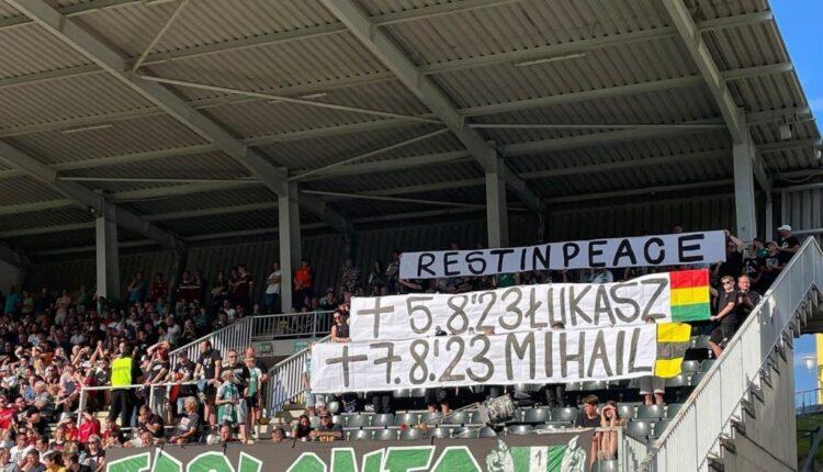 Πανό για τον Μιχάλη Κατσούρη και στην Τσεχία: Τίμησαν τη μνήμη του οι οπαδοί της Γιάμπλονετς (ΦΩΤΟ)