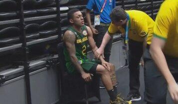MundoBasket 2023, Βραζιλία: Τρομάρα με Γιάγκο Ντος Σάντος, αισθάνθηκε ενοχλήσεις στο γόνατο