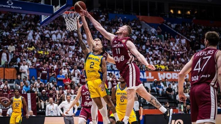Στην οκτάδα του Μουντομπάσκετ 2023 η Λετονία του Λούκα Μπάνκι - Νίκησε 104-84 τη Βραζιλία