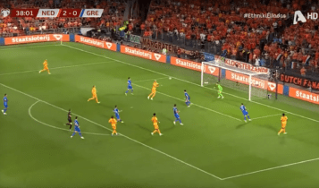 Ολλανδία-Ελλάδα: Δεύτερη ασίστ ο Ντάμφρις, εύκολα το 3-0 από το κεφάλι του Βέγκχορστ (VIDEO)