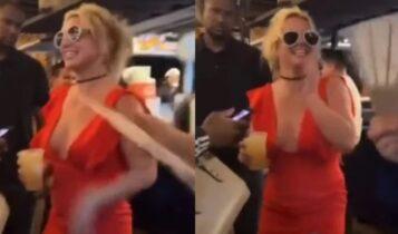 Μπρίτνεϊ Σπίαρς: Χώρισε και το έχει… ρίξει έξω – Χορεύει με όλο το στήθος έξω, σαν στρίπερ! (ΦΩΤΟ & VIDEO)