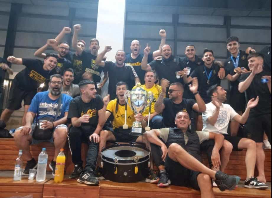 ΑΕΚ: Στο «Γ. Κασιμάτης» με την κούπα η ανδρική ομάδα Futsal (ΦΩΤΟ)