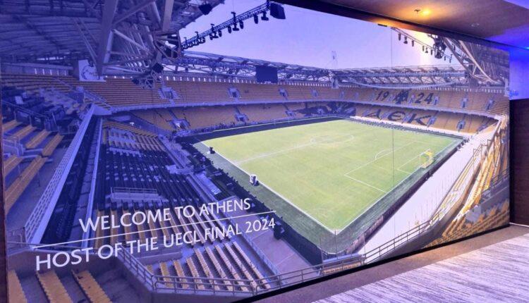 Η ΑΕΚ θαμπώνει την Ευρώπη - Η «Αγιά Σοφιά - OPAP Arena» στο Security Conference της UEFA στη Ρώμη (ΦΩΤΟ)