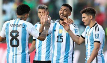 Το νέο Ranking της FIFA: Στην κορυφή η Αργεντινή, στην 50ή θέση η Ελλάδα
