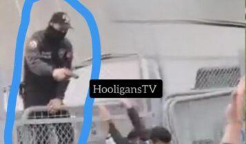 Κόνιασπορ - Μπεσίκτας: Αστυνομικός τράβηξε όπλο κατά τη διάρκεια της έντασης με οπαδούς των φιλοξενούμενων!