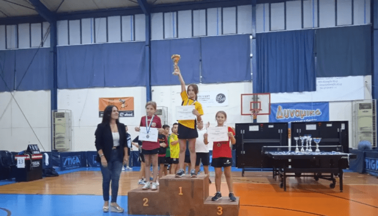 ΑΕΚ: «Έλαμψε» με το χρυσό μετάλλιο η 9χρονη Κλειώ Μαδέση