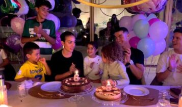 Κριστιάνο Ρονάλντο : Με φανέλα Σπόρτινγκ στα γενέθλια της αδερφής του (VIDEO)