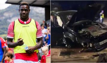 Μάριο Μπαλοτέλι: Διέλυσε το αμάξι του σε τροχαίο ατύχημα, αλλά αρνήθηκε να κάνει αλκοτέστ (VIDEO)