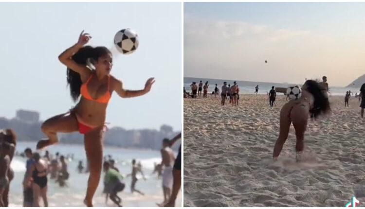 Βραζιλιάνες με «καυτά» μπικίνι κάνουν… μαγικά με την μπάλα σε παραλία του Ρίο ντε Τζανέιρο (VIDEO)