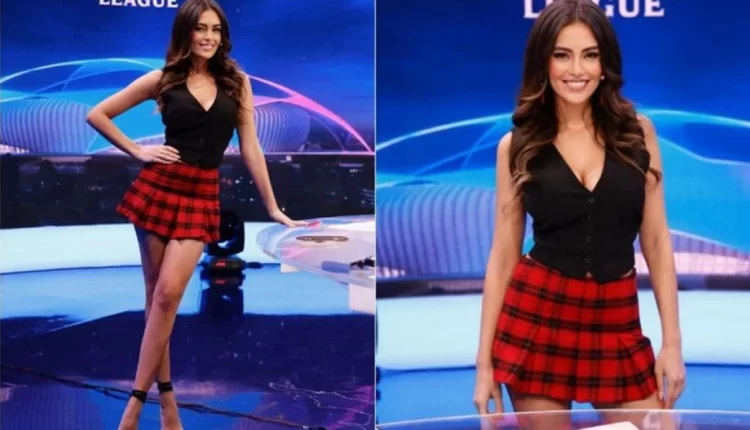 «Αλληθώρισαν» on air με Αλβανίδα παρουσιάστρια του Ch. League - Στο πλατό με σούπερ μίνι φούστα! (ΦΩΤΟ-VIDEO)