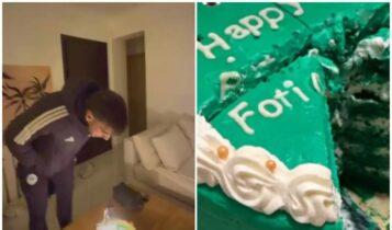Ο Φώτης Ιωαννίδης έκοψε τούρτα γενεθλίων και η Ελένη Βουλγαράκη του ευχήθηκε (ΦΩΤΟ)