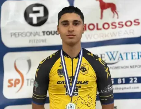 ΑΕΚ: Πρωταθλητής Αττικής ο Στράτος Μανωλίδης στην ποδηλασία