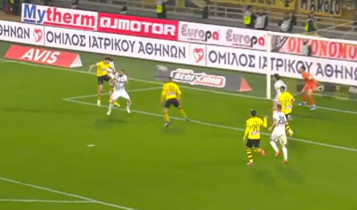 ΑΕΚ – Κηφισιά: Σέντρα Άμραμπατ, κεφαλιά Λιούμπιτσιτς και 3-0! (VIDEO)