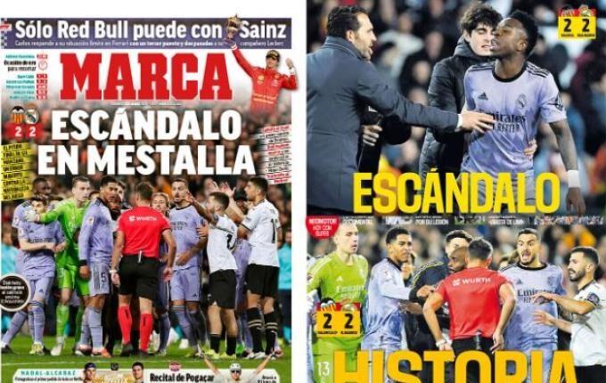 «Σκάνδαλο» γράφει ακόμη και ο καταλανικός Τύπος για το γκολ της Ρεάλ στο «Μεστάγια»! (ΦΩΤΟ)