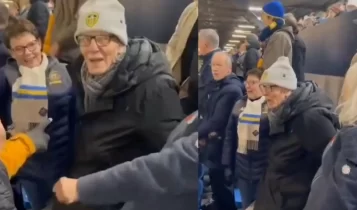 Λιντς: O 98χρονος Λέσλι οπαδός με άνοια τραγουδά τον ύμνο της ομάδας (VIDEO)