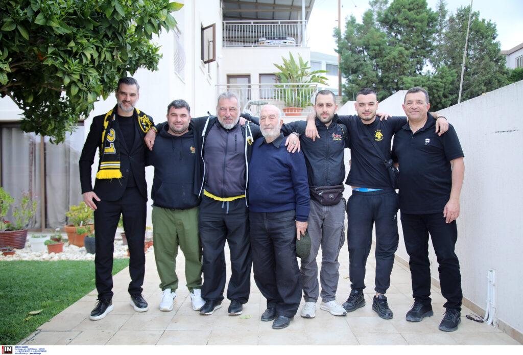 AEK: Επίσκεψη του Ναλιτζή στην ΜΚΟ Αυγερινός με μέλη της Original 21 Πάφου (ΦΩΤΟ)