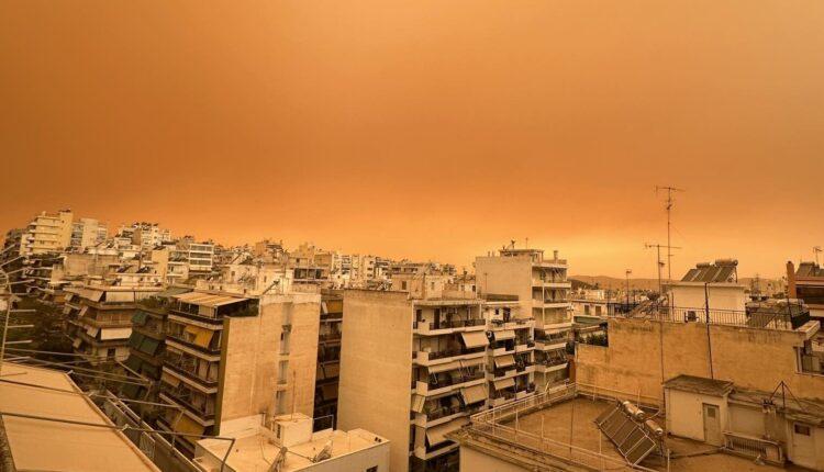 Δεν είναι αφρικανική σκόνη: Ο ουρανός στην Αθήνα έγινε κίτρινος λόγω... ΑΕΚ - To viral VIDEO στο TikTok