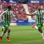La Liga: Πέρασε (0-2) από την Οσασούνα η Μπέτις